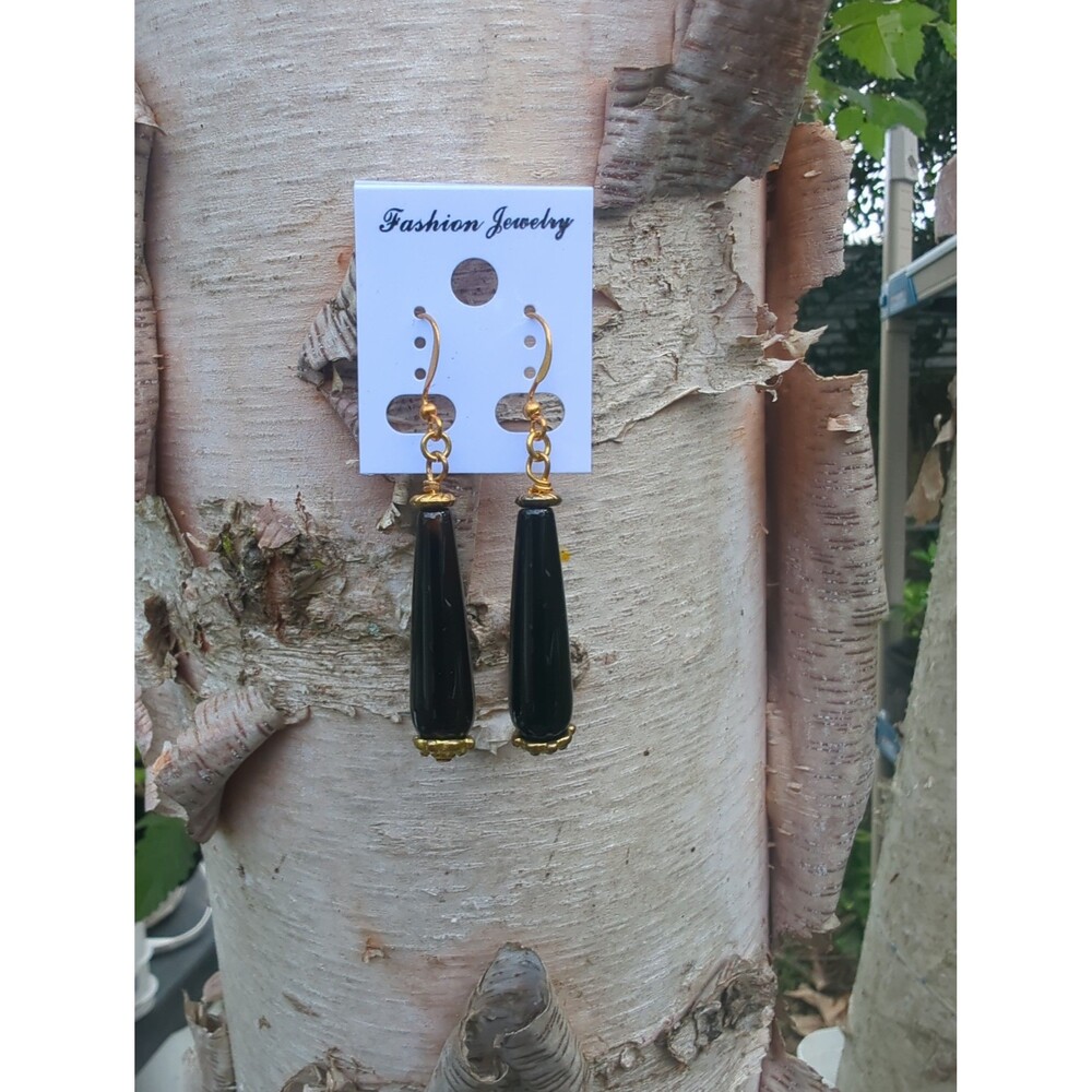 Black & Gold Earrings